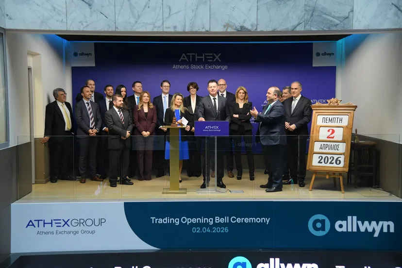 KKCG’s company Allwyn marks the trading of its shares on ATHEX with opening bell ceremony